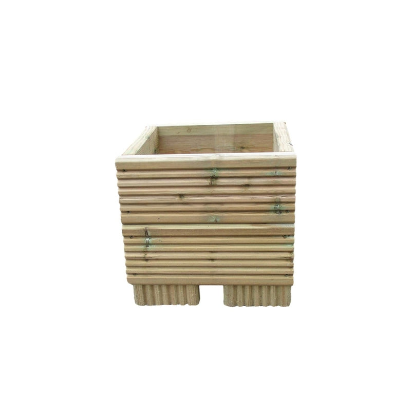 Square Wooden Planters - Decking  / Smooth or Country Style