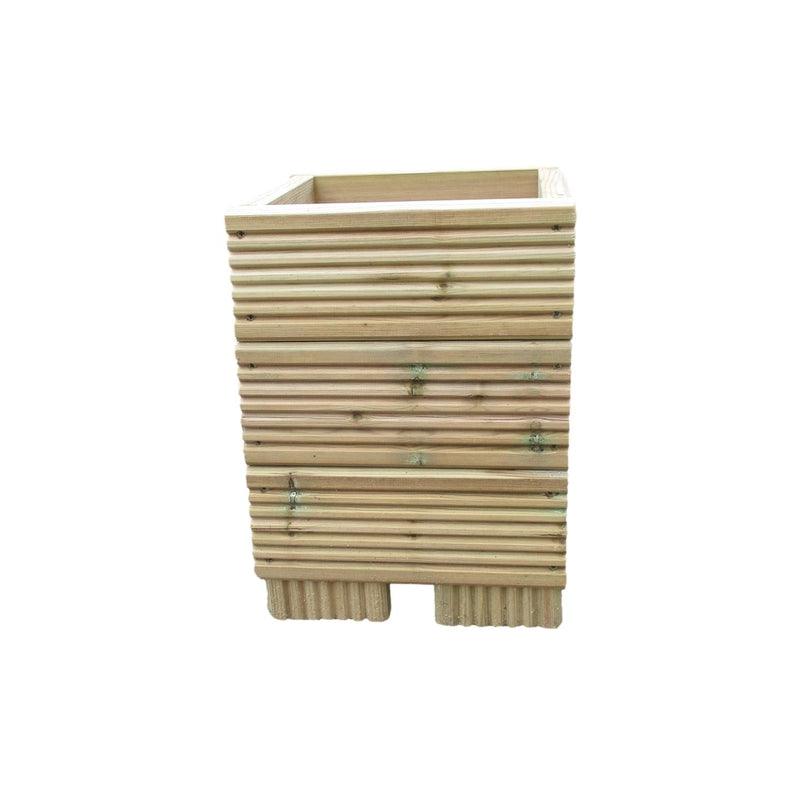 Square Wooden Planters - Decking  / Smooth or Country Style