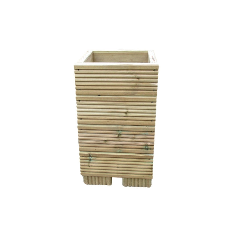 Square Wooden Planters - Decking  / Smooth or Country Style