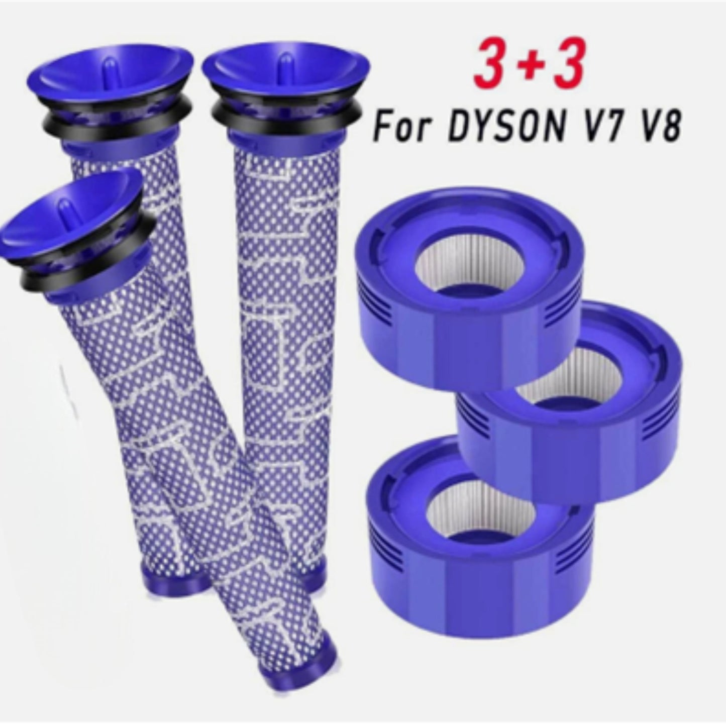 Dyson V7/V8 Filter Set – Premium Replacement Kit