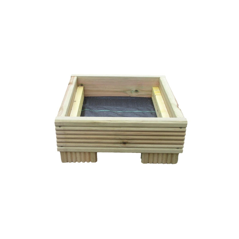 Square Wooden Planters - Decking  / Smooth or Country Style