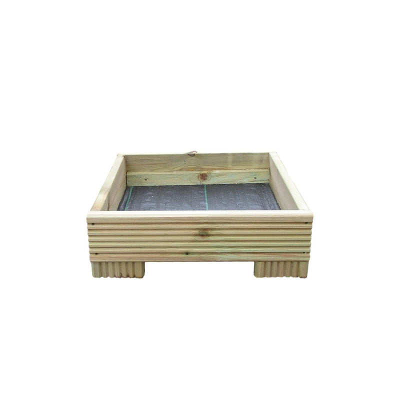 Square Wooden Planters - Decking  / Smooth or Country Style