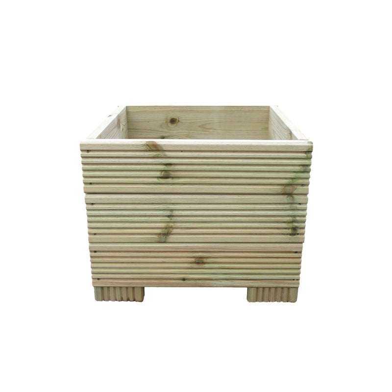 Square Wooden Planters - Decking  / Smooth or Country Style