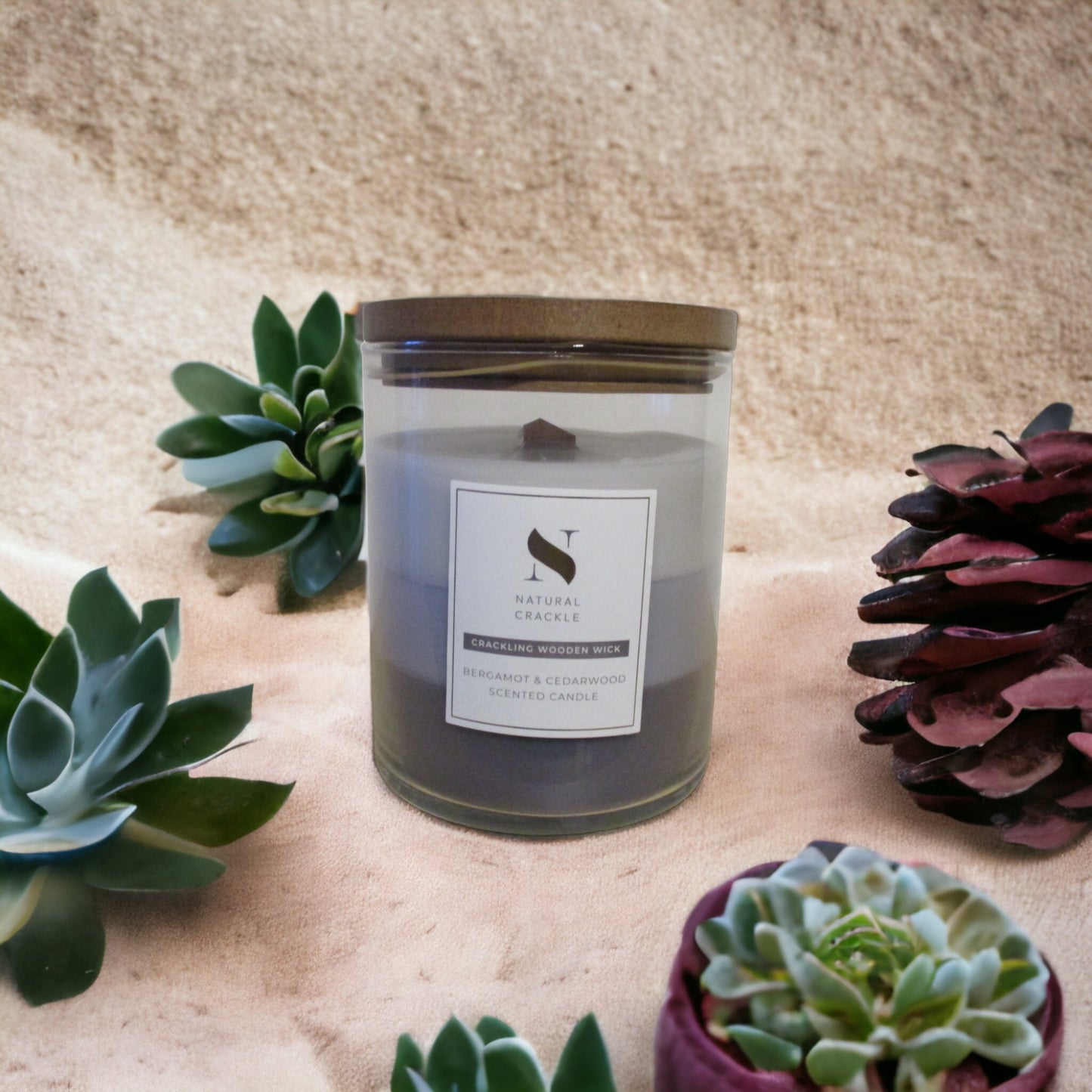 Natural Crackle - Wood Crackling Wick Candles