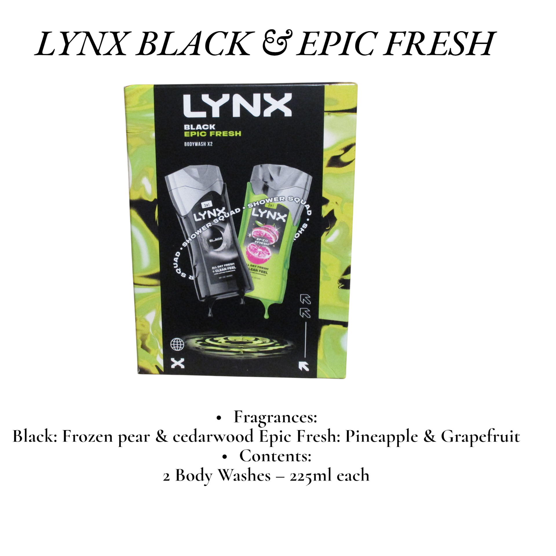 LYNX Gift Set's – CJ Suppliers