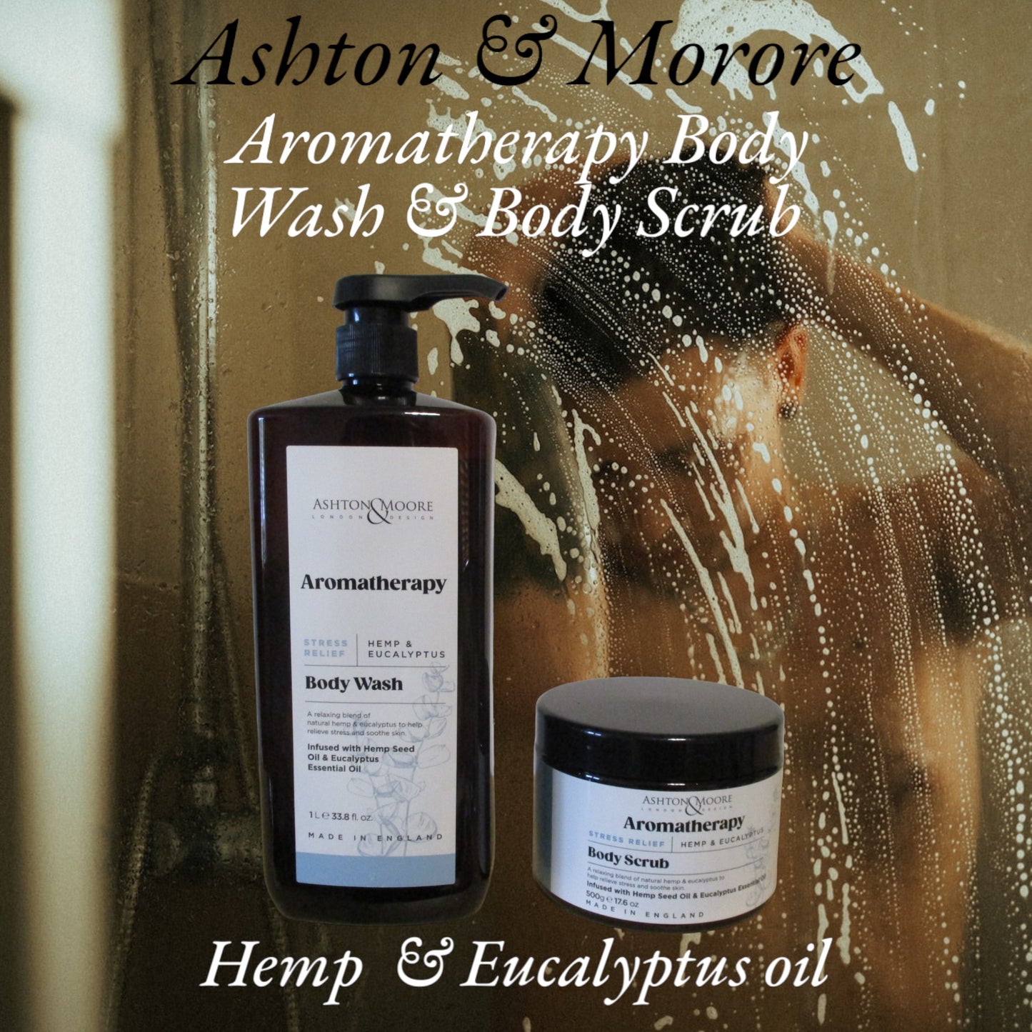 Ashton & Moore – Aromatherapy Body Wash & Body Scrub.Wash