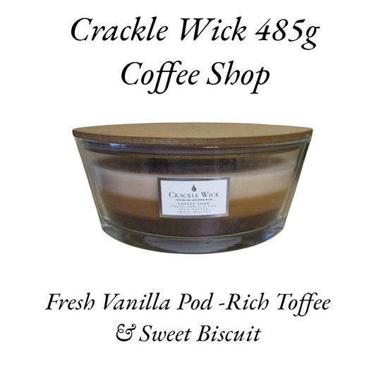 Crackle Wick 485g - "Coffee Shop"