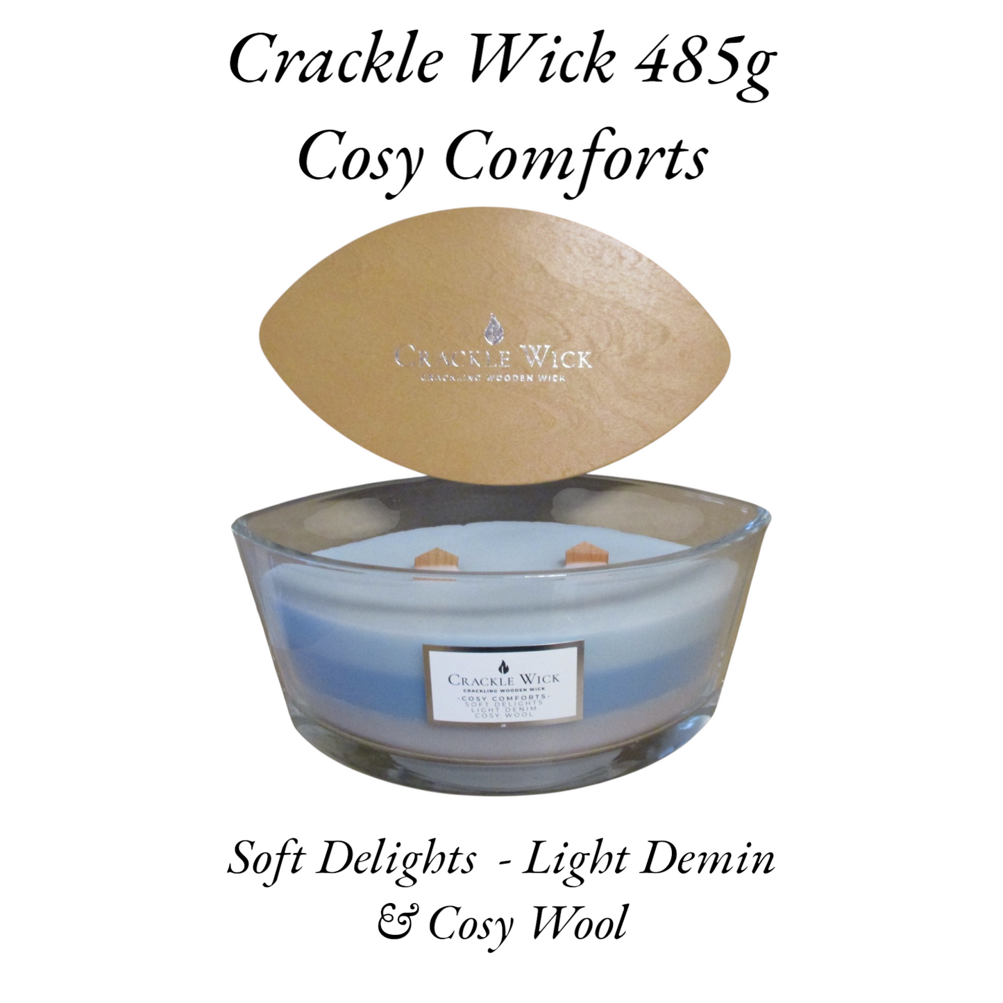 Crackle Wick 485g - "Cosy Comforts"