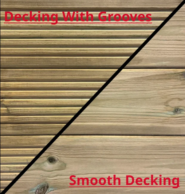 Square Wooden Planters - Decking  / Smooth or Country Style