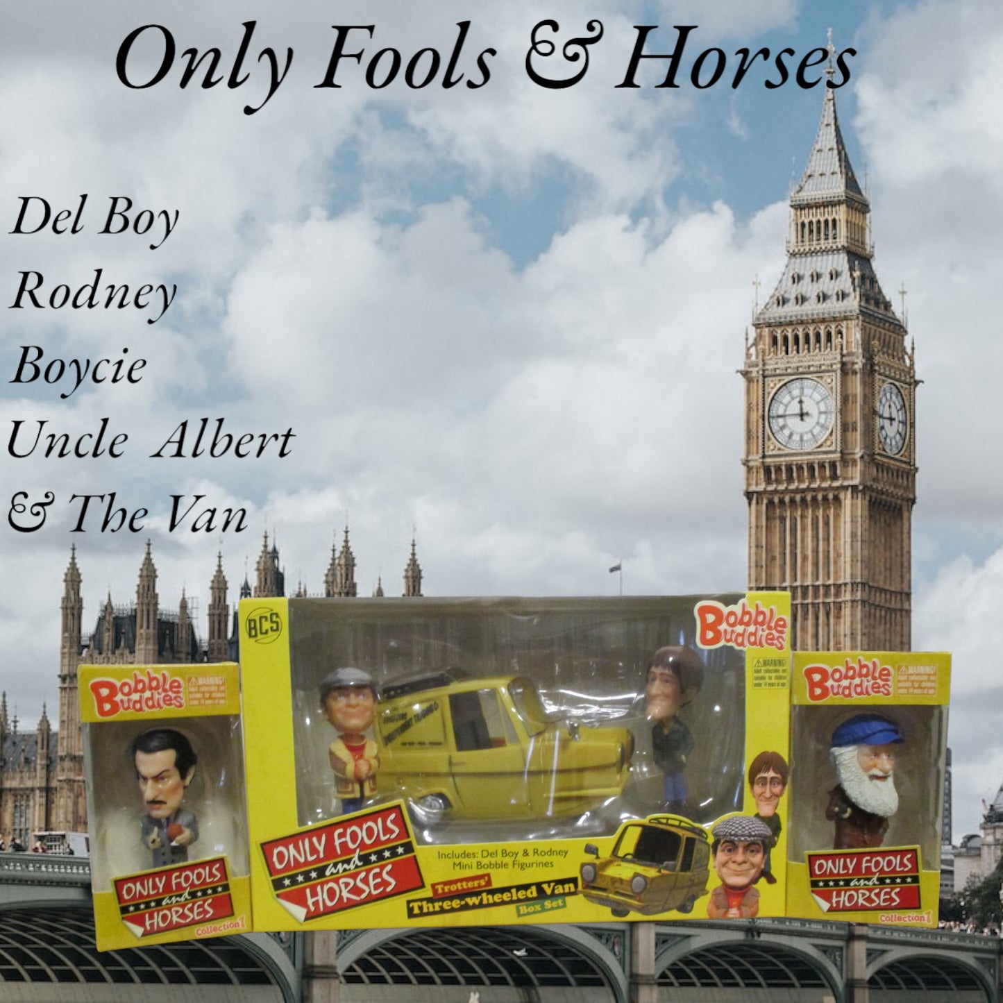 Only Fools and Horses "Full Set" with Van inc. Boycie & Uncle Albert