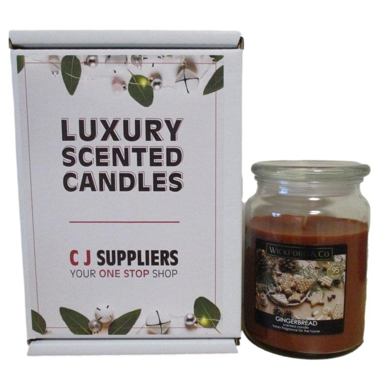 Wickford & Co Scented Candle - (Gingerbread) - Christmas Gift Boxed