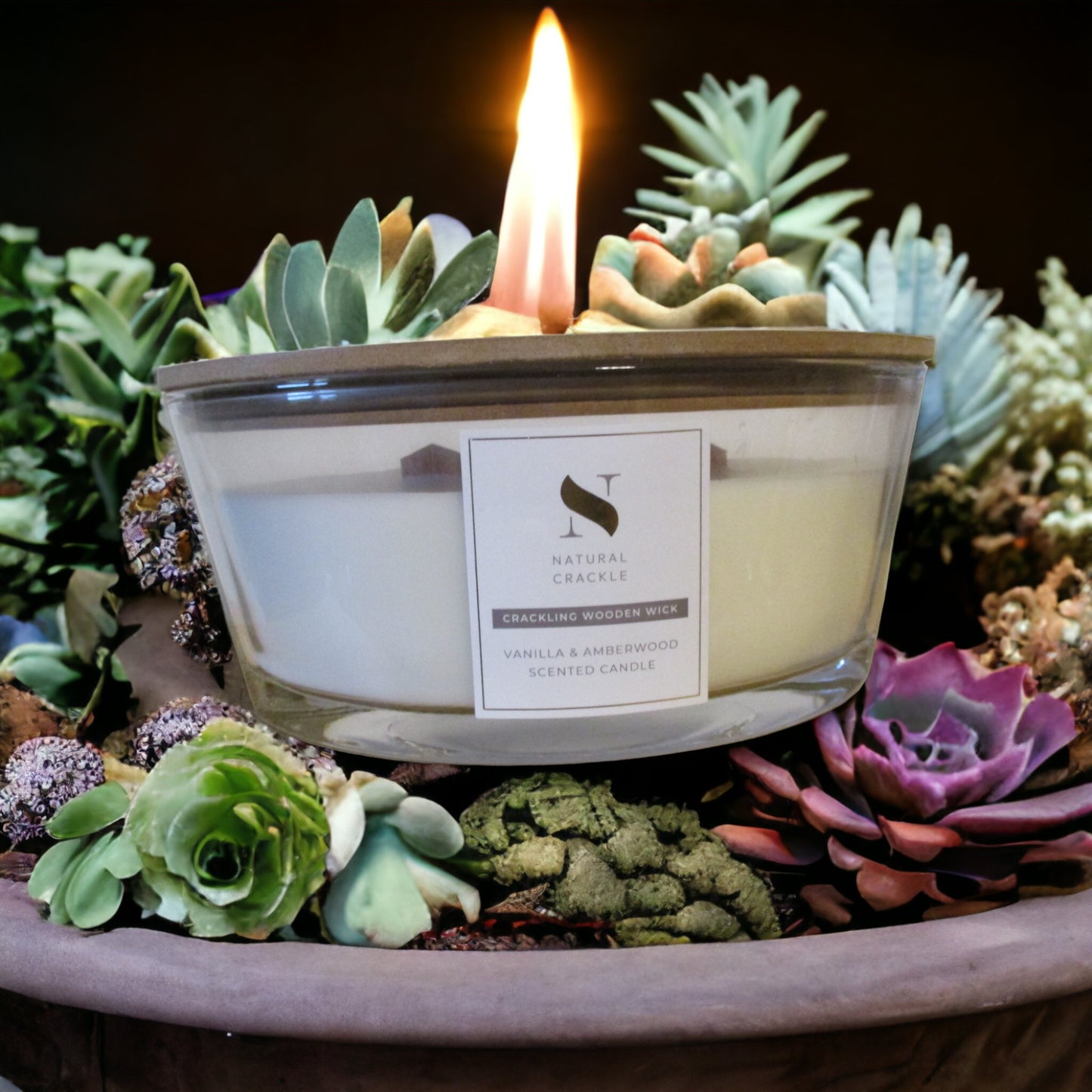 Natural Crackle - Wood Crackling Wick Candles