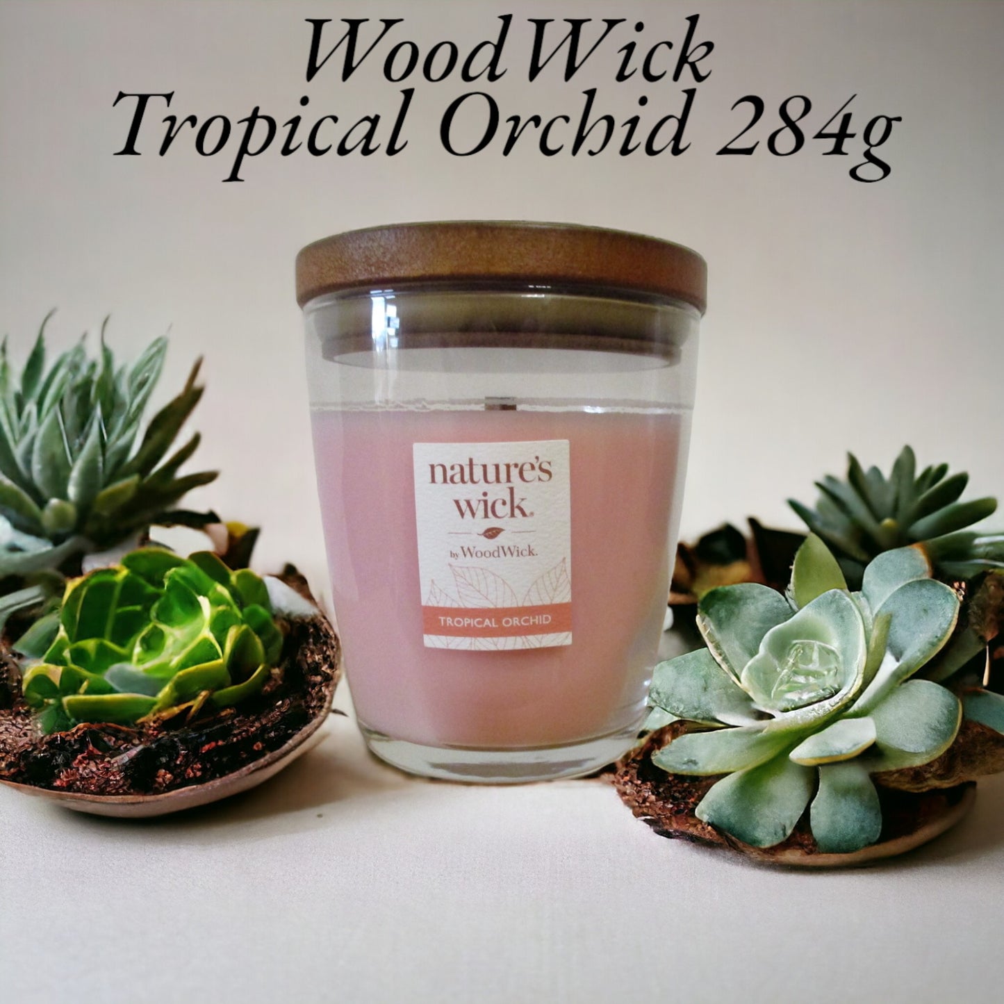 Natures Wick By WoodWick 284g & 433g Candles (Clean Burn)