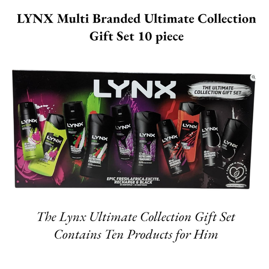 LYNX Multi Branded Ultimate Collection Gift Set 10 piece