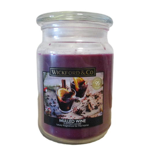 Luxury Scented Candle - (Mulled Wine) - (By Wickford & Co)