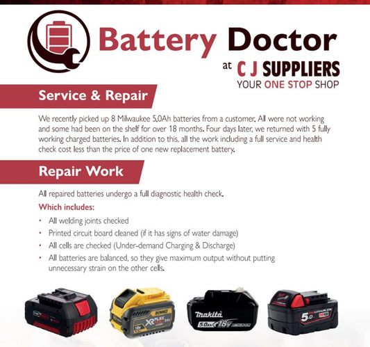 Batteries Repaired