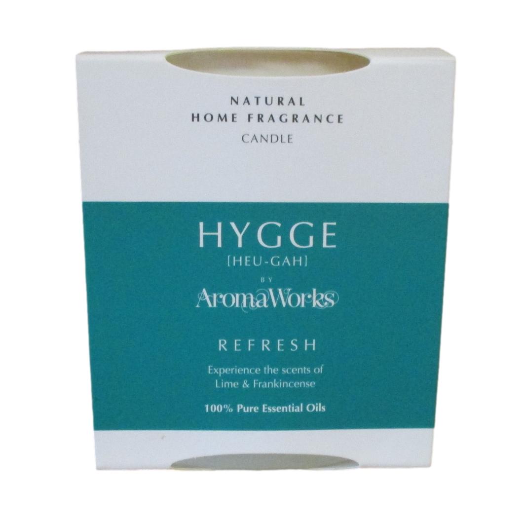 Aroma-Works Hygge “REFRESH” Lime & Frankincense, Candle 220g
