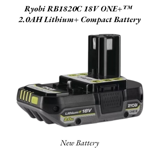 Ryobi RB1820C 18V ONE+™ 2.0AH Lithium+ Compact Battery