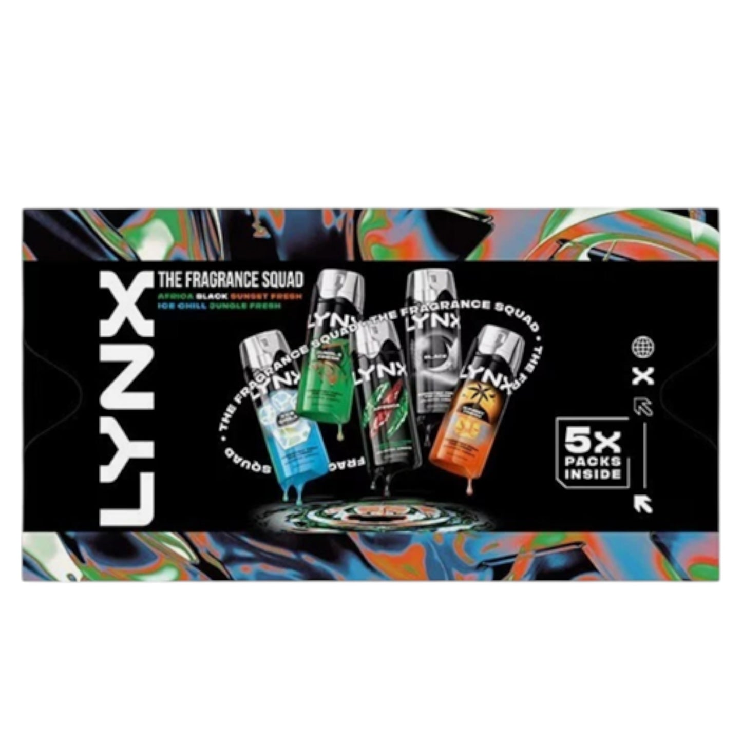 Lynx Fragrance Squad Set 5 x Protection Body Spray