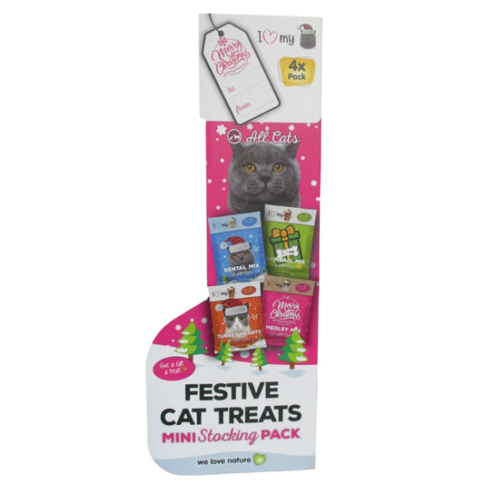 I Love My Cat Festive Cat Treats 4 x 50g