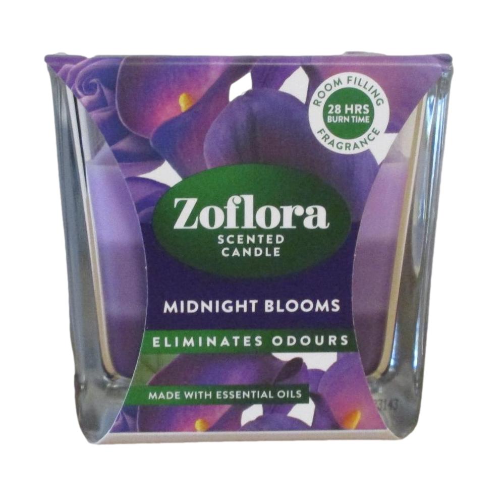 Zoflora Scented Candles - Choice: Midnight Blooms, Rhubarb & Cassis, Linen Fresh