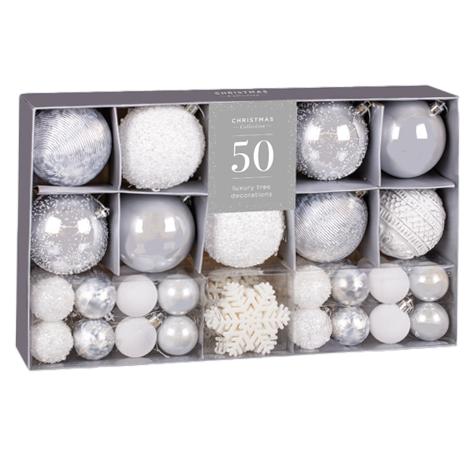 Christmas Tree Decoration Set Of 50 Gorgeous Baubles