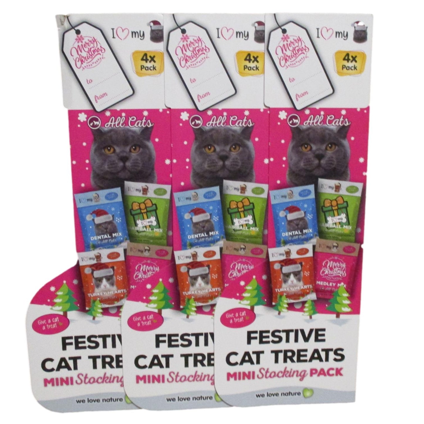 I Love My Cat Festive Cat Treats 4 x 50g